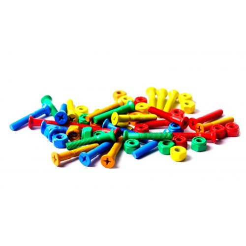 1 Inch Skateboard Color Hardware Bolt