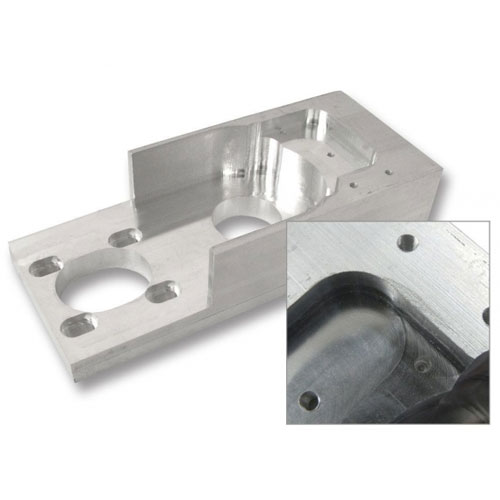 CNC Lathe Aluminum Housing