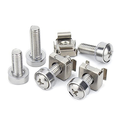Rack cage nut na may bolt at washer