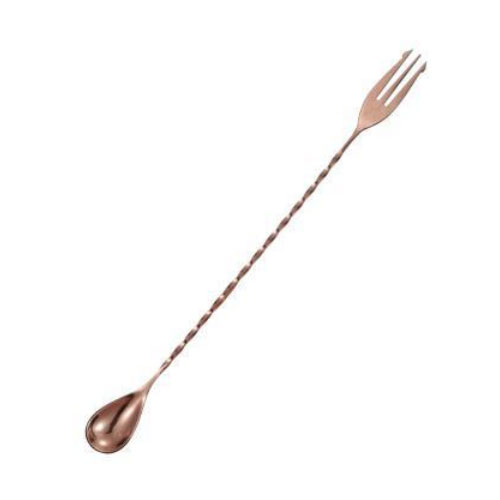 Hindi kinakalawang na asero Pinakintab na Bartender na Naghahalo ng Whiskey Spoon Cocktail Shaker Bar Spoon