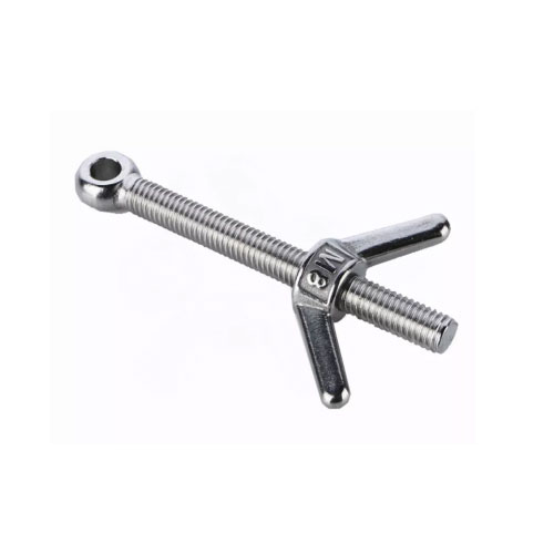 Wing eye bolt at nut
